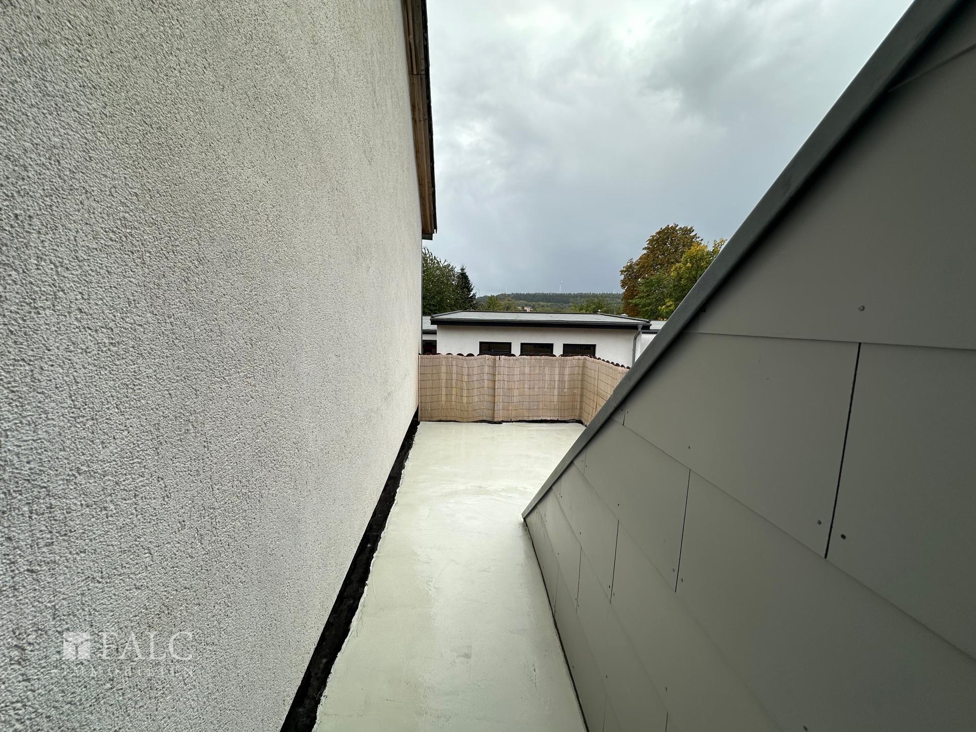 Terrasseneingangsbereich im Obergeschoss